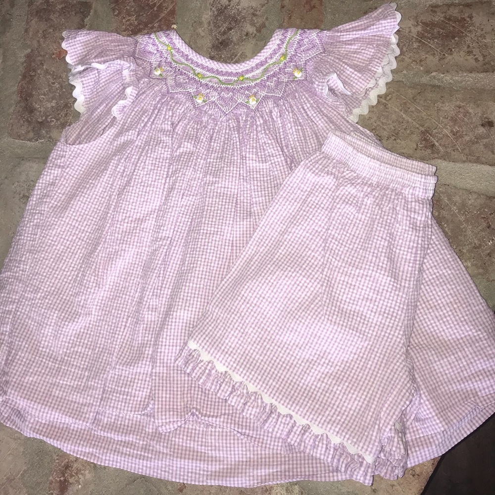 Remember Nguyen smocked short set